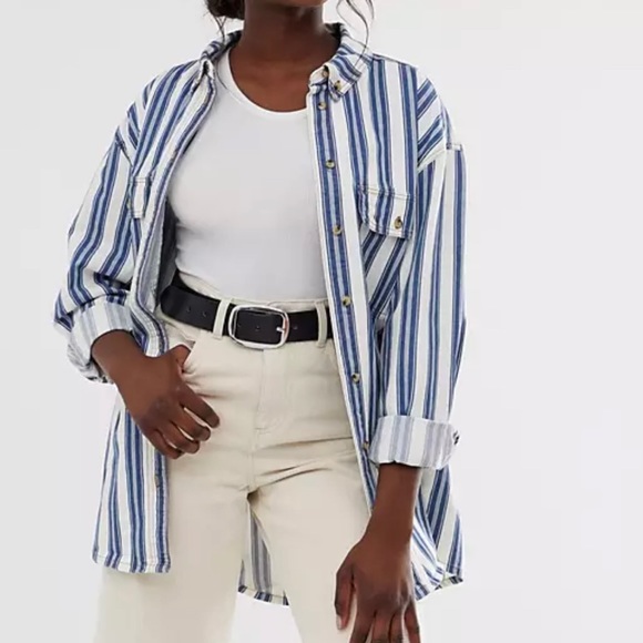 NWOT ASOS black leather belt - Picture 1 of 7